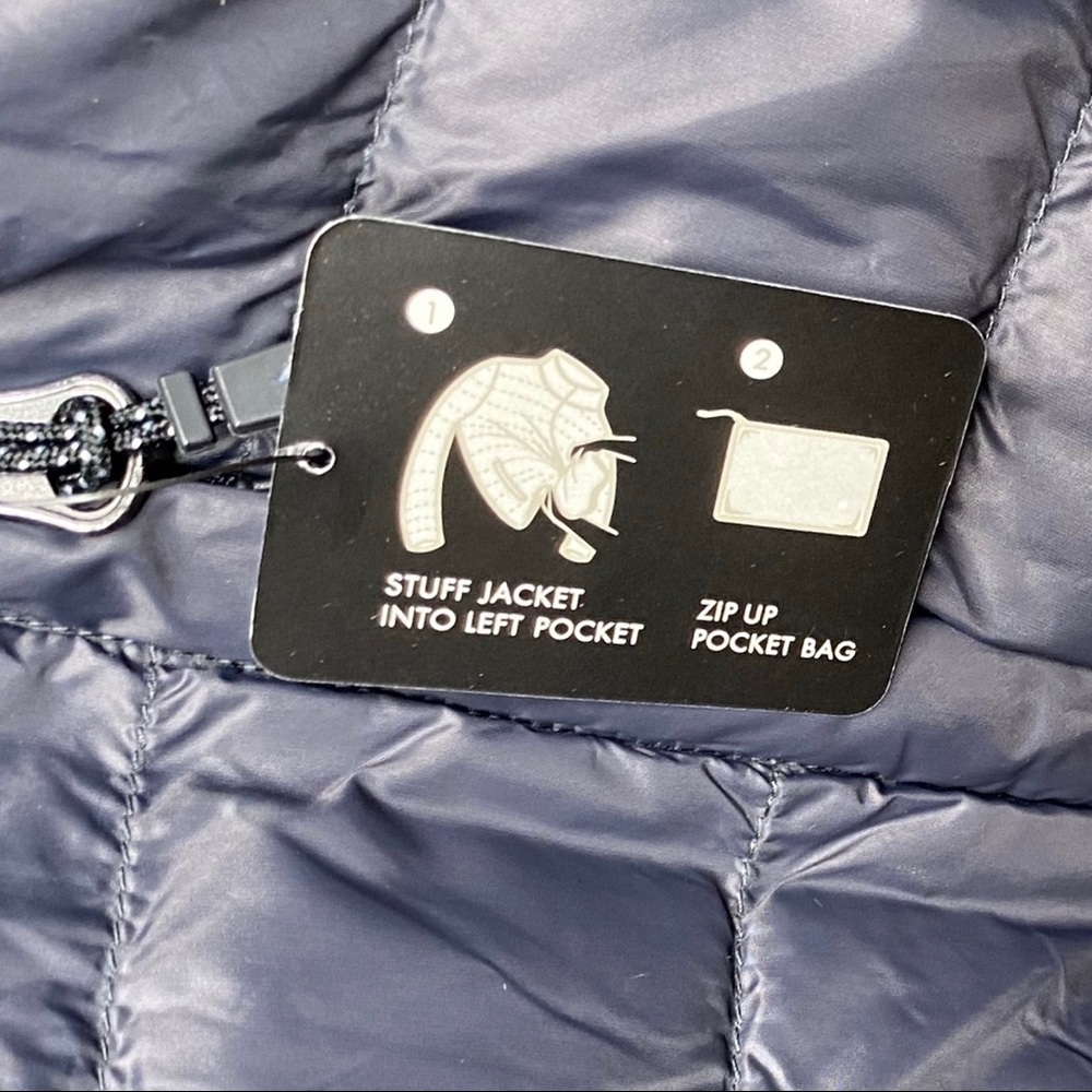 new Hawke & Co ✰ Quilted Packable Down Ski Snowboard Sport Winter Jacket ✰ Smoke - Picture 10 of 15